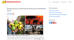 Desktop Screenshot of mangoafricano.net